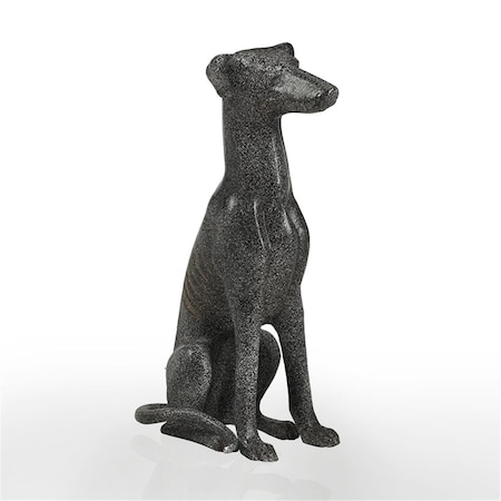 Rickis Rugs 18.50 x 9.50 x 5.50 in. Loyal Greyhound Sculpture RI2490962